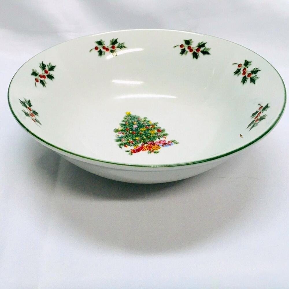 Christmas Themed Cereal Bowl